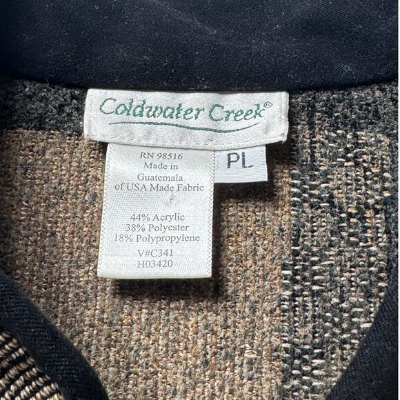 Vintage Tapestry Jacket Velvety Trim Leaf Motif Petite PL Artsy Statement - Picture 6 of 12